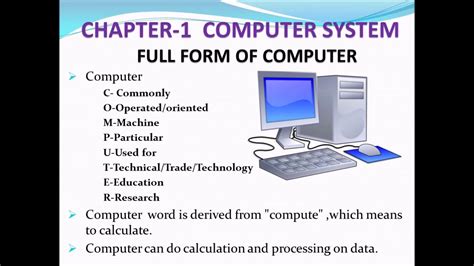 what is computer system class 9