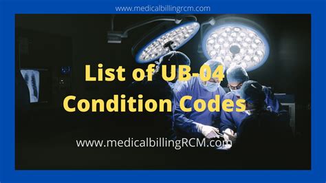 what is condition code in medical billing