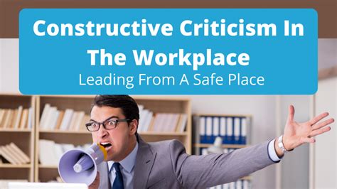 what is constructive criticism in the workplace