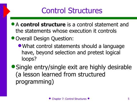 what is control structure definition