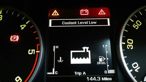 what is coolant level in range rover