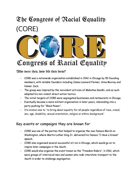 what is core in history
