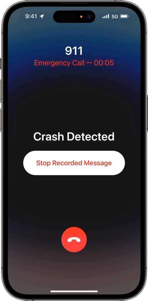 what is crash detection on iphone 15