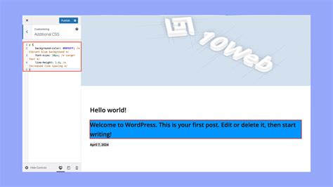 what is css classes in wordpress