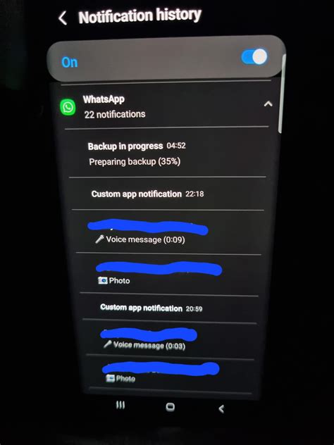 what is custom app notification in messages