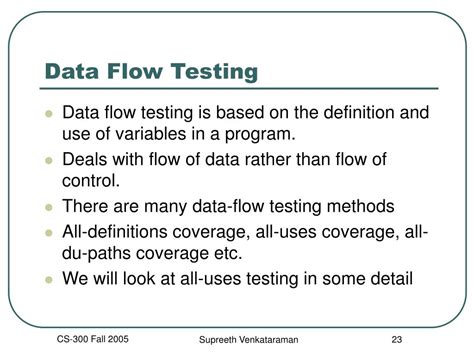 what is data flow testing