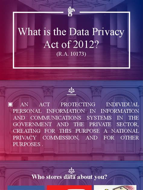 what is data privacy act of 2012 known for