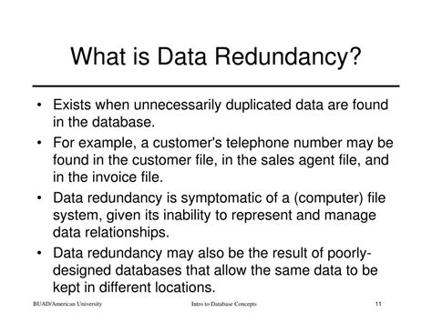 what is data redundancy how can it be reduced in database
