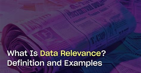 what is data relevance