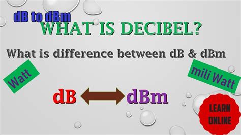 what is db and dbm