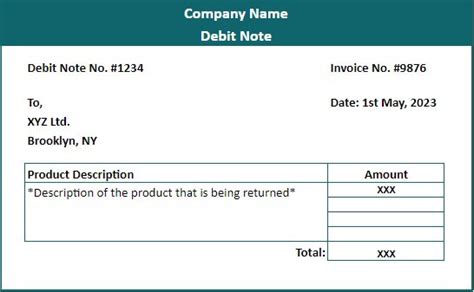 what is debit note and credit note with example in tally