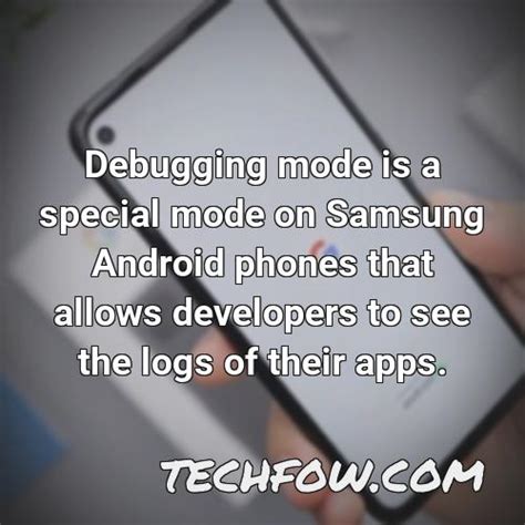 what is debug mode in phone