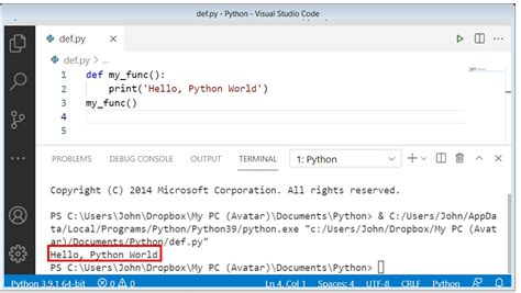 what is def function in python with example