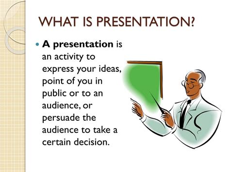 what is definition of presentation