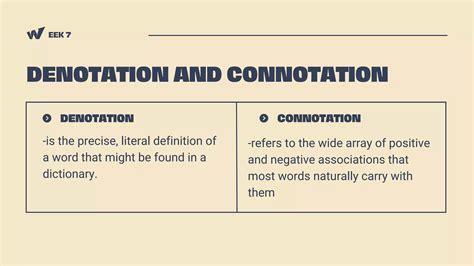 what is denotative and connotative