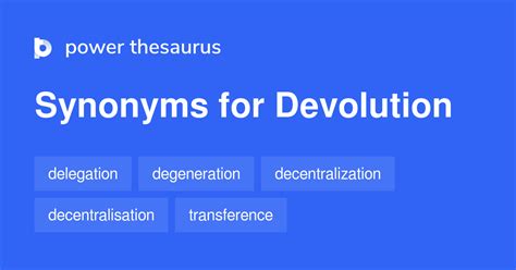 what is devolution in simple words