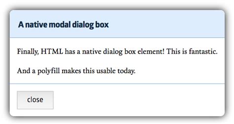 what is dialog box in html