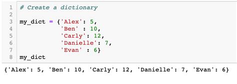 what is dictionary data type in python with example