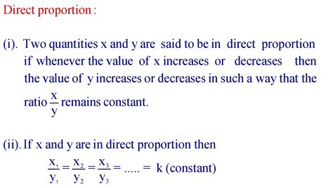 what is direct and inverse proportion class 8