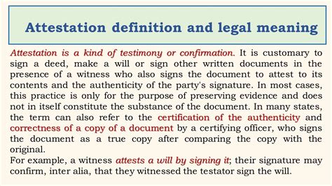 what is document attested meaning