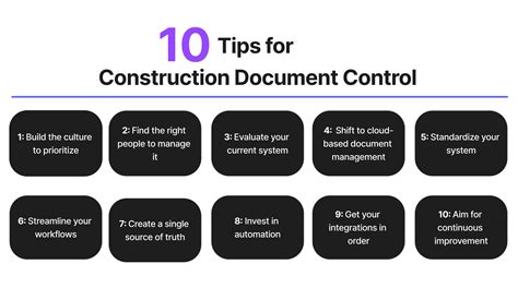 what is document control in construction
