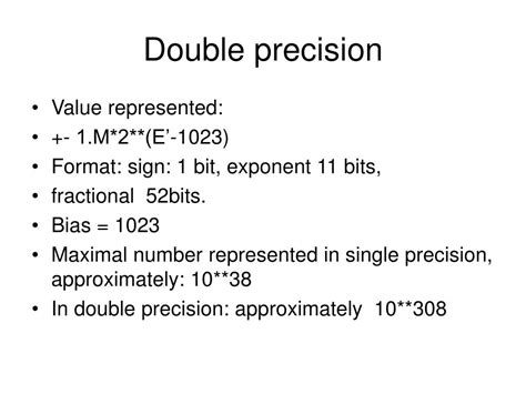 what is double precision number