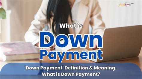 what is down payment meaning in urdu