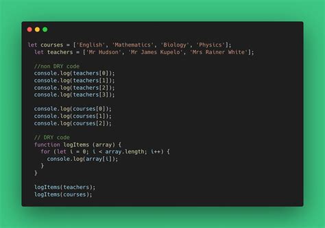 what is dry in programming