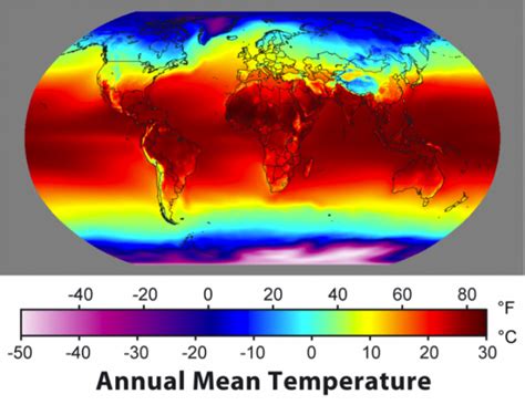 what is earth's surface temperature range in fahrenheit