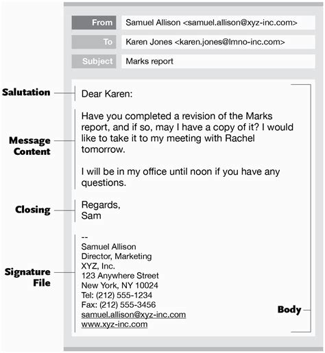 what is email format example