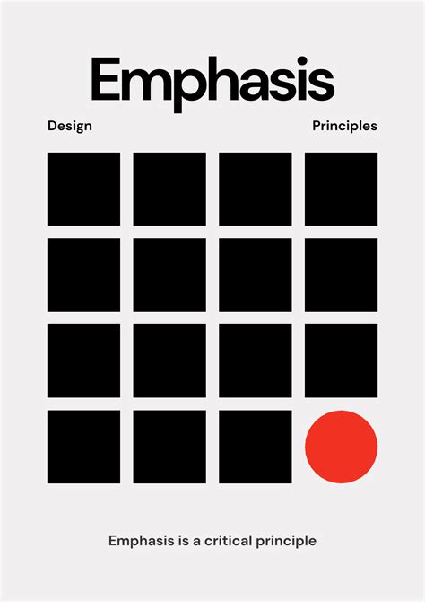 what is emphasis in graphic design