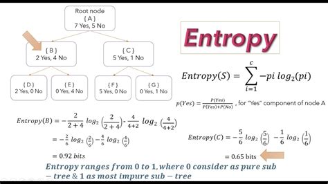 what is entropy in decision tree in machine learning
