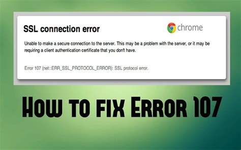 what is error 107