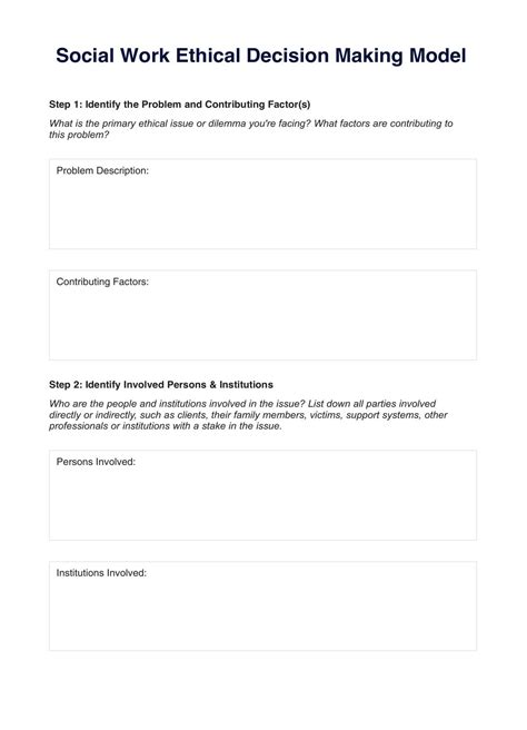 what is ethical decision making in social work
