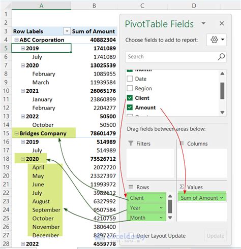 what is excel pivot table used for