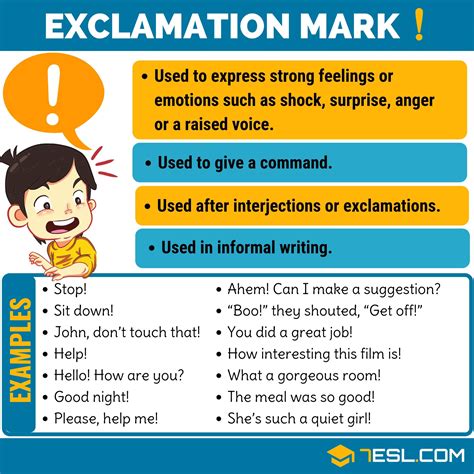 what is exclamation with examples