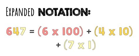 what is expanded notation in words