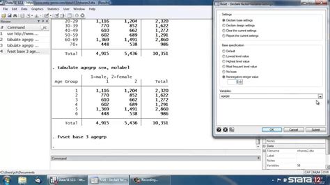 what is factor variable in stata