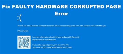what is faulty hardware corrupted page