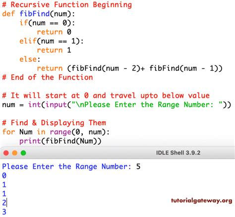 what is fibonacci series python