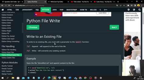 what is file handling in python w3schools