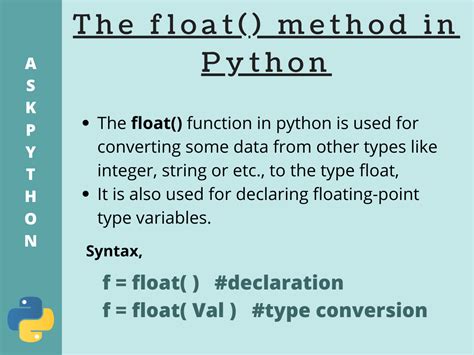 what is floating in python