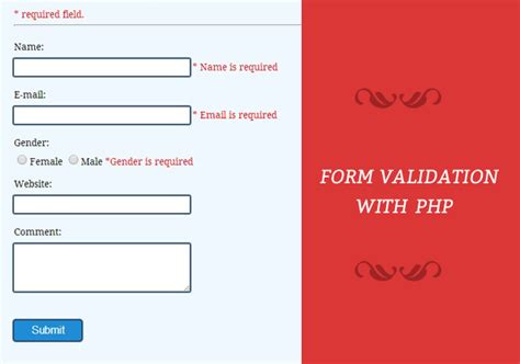what is form validation in php