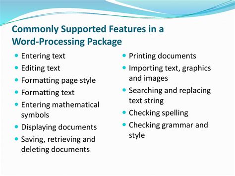 what is formatting text in word processing package