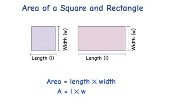 what is formula of rectangle and square