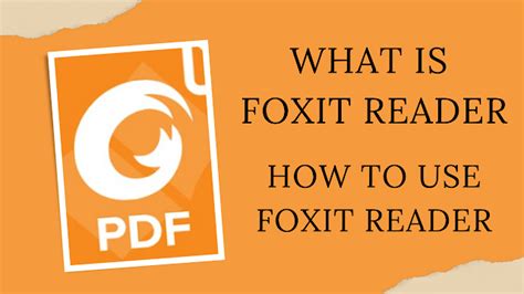 what is foxit reader used for