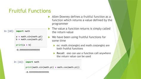 what is fruitful function in python with example