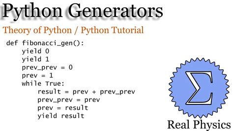 what is generator in python with example