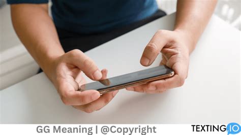 what is gg means in texting