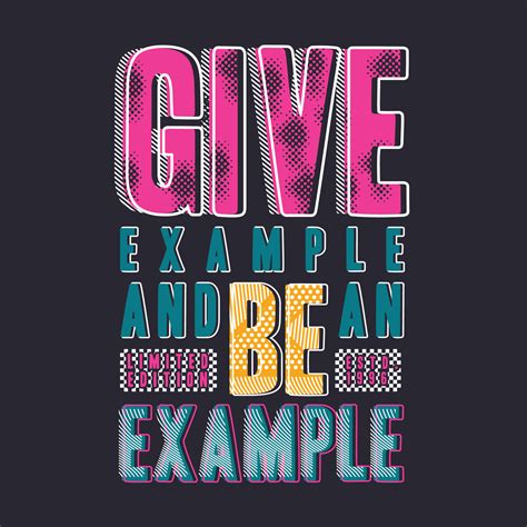 what is give an example of